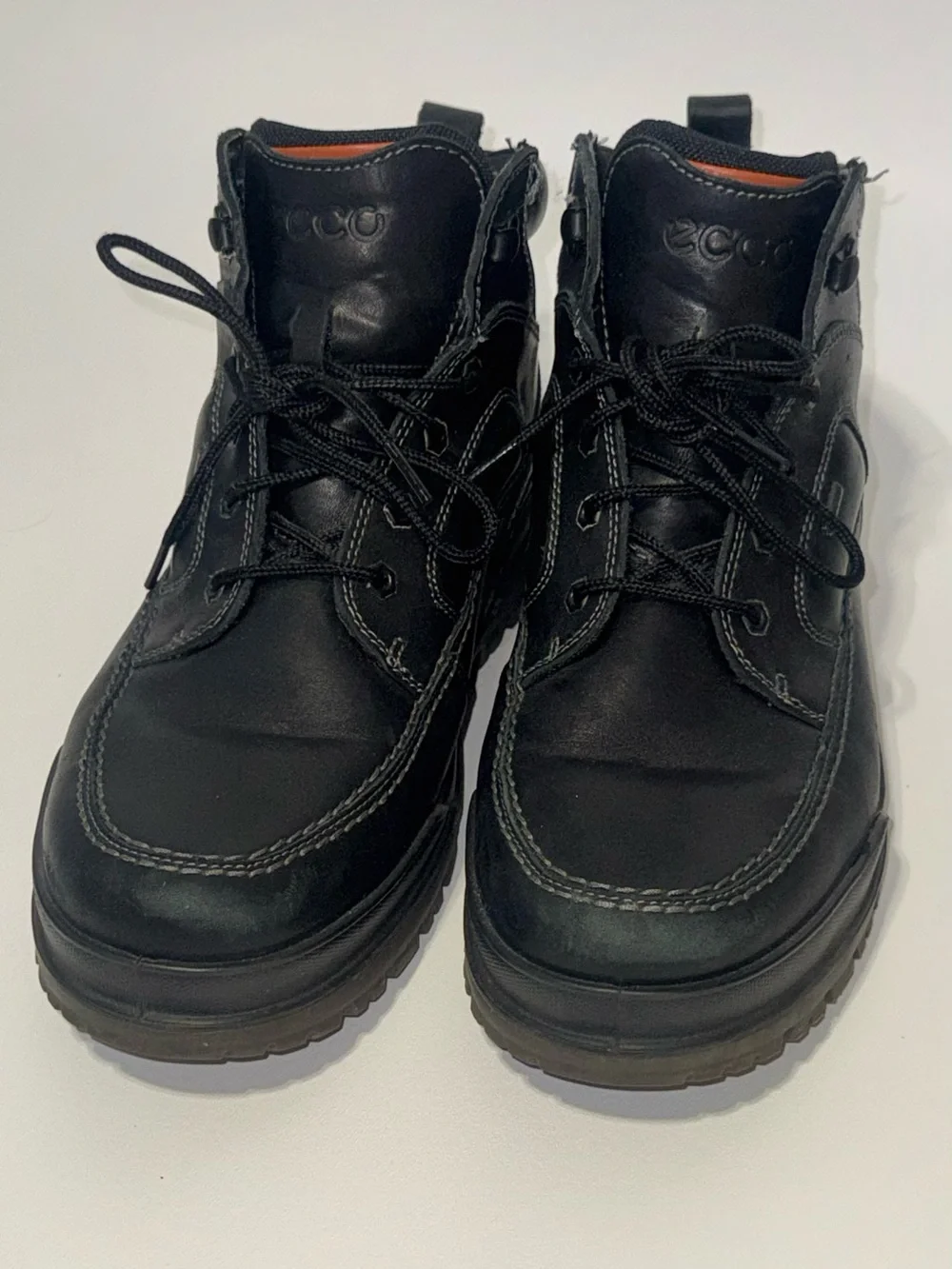 Ecco Men’s GoreTex Boots Black Mid SZ 45 11/11.5 US